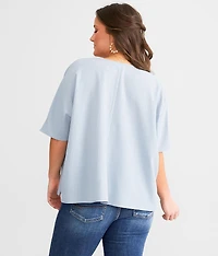Oversized Crinkle Blouse