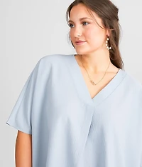 Oversized Crinkle Blouse