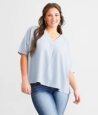 Oversized Crinkle Blouse