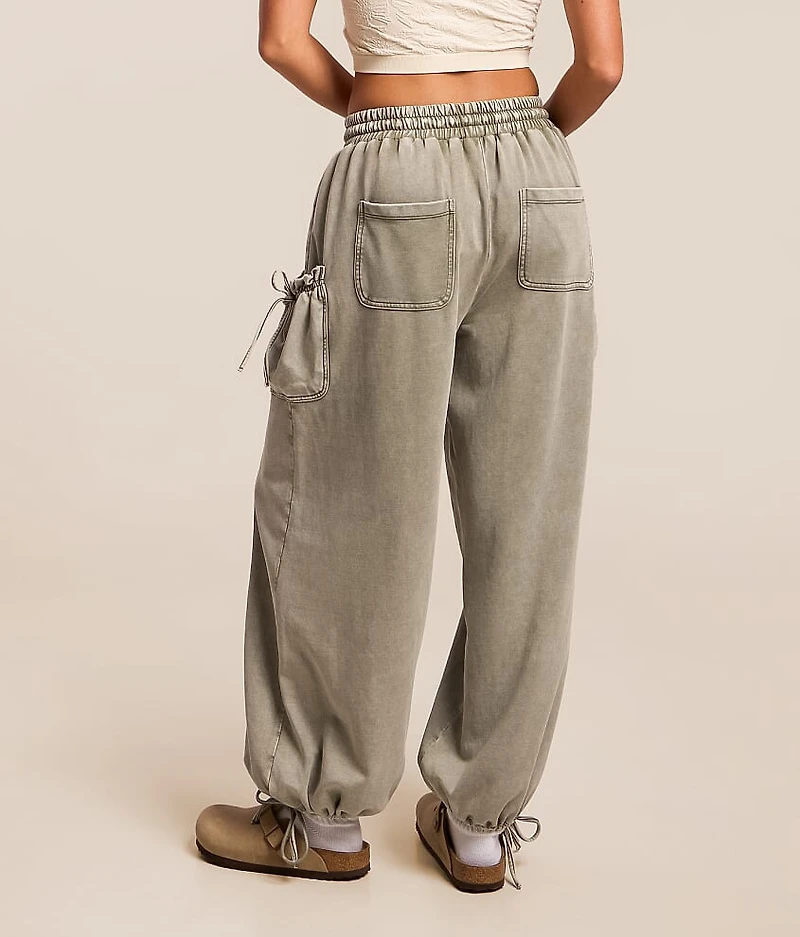Washed Barrel Jogger