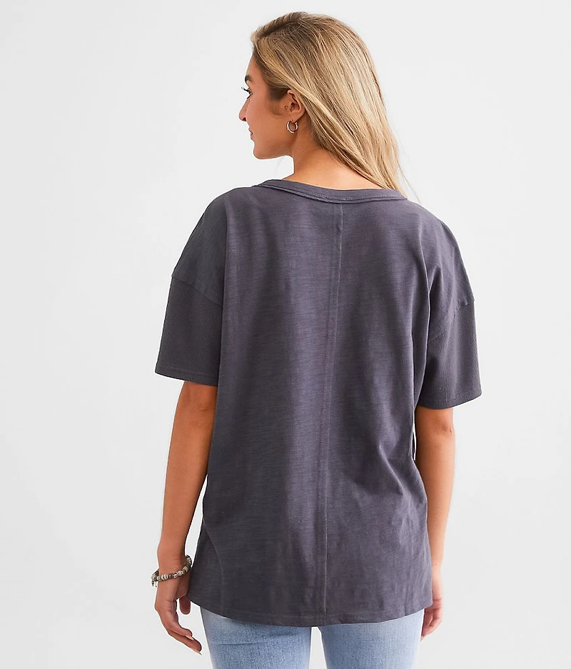 Pieced Raw Edge Top