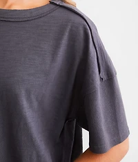 Pieced Raw Edge Top