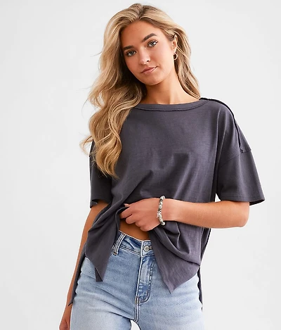 Pieced Raw Edge Top