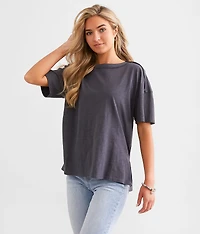 Pieced Raw Edge Top