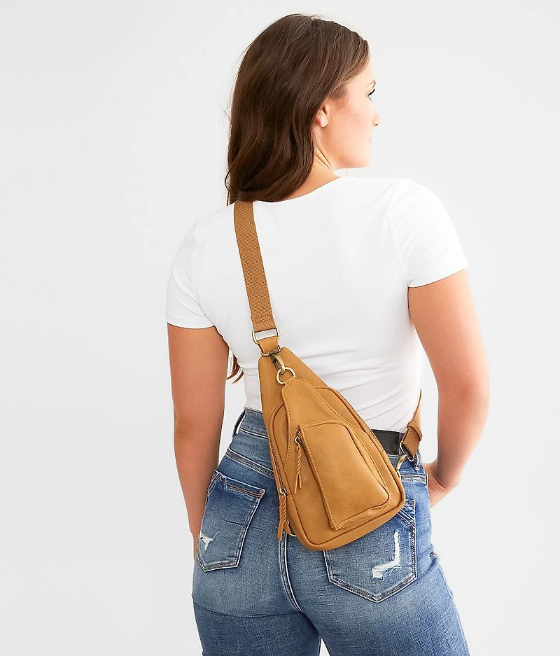 Distressed Sling Purse