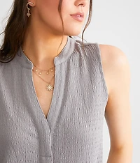 Textured Tank Top