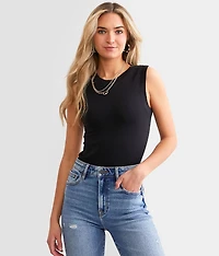 The High Neck Contour Tank Top
