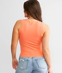 The High Neck Contour Tank Top