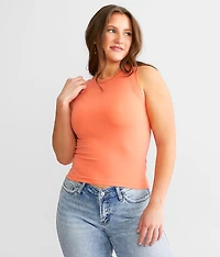 The High Neck Contour Tank Top