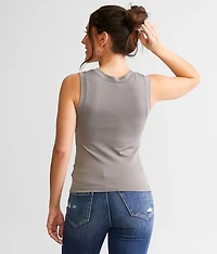 The High Neck Contour Tank Top