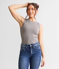 The High Neck Contour Tank Top