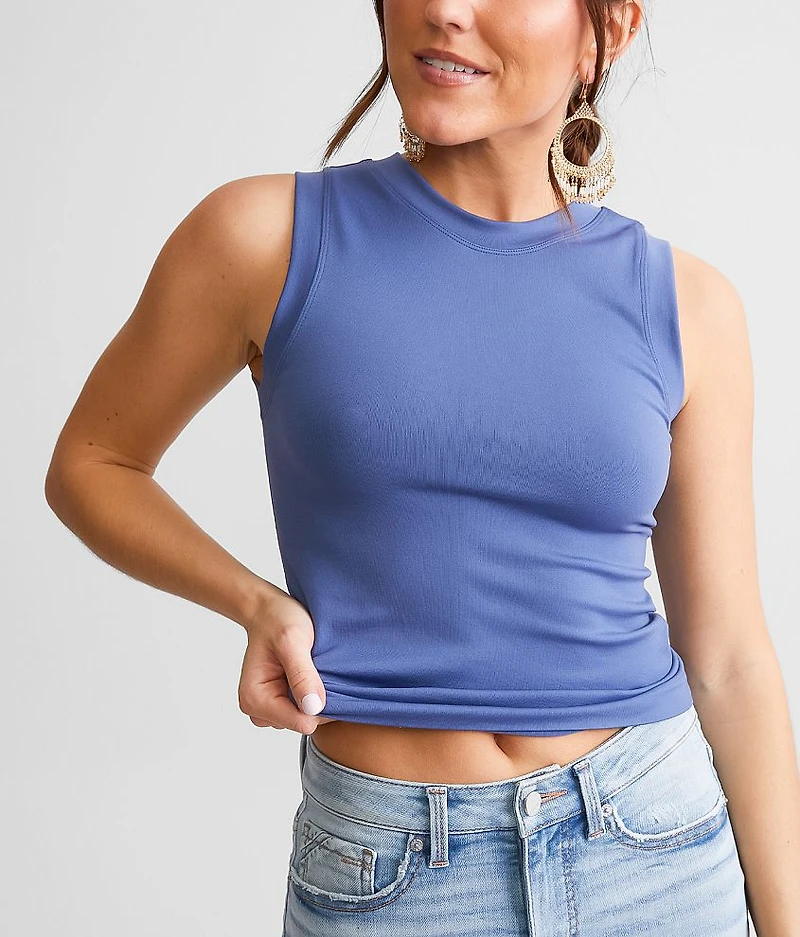 The High Neck Contour Tank Top