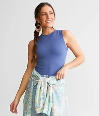 The High Neck Contour Tank Top