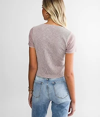 Washed Cut-Out Top