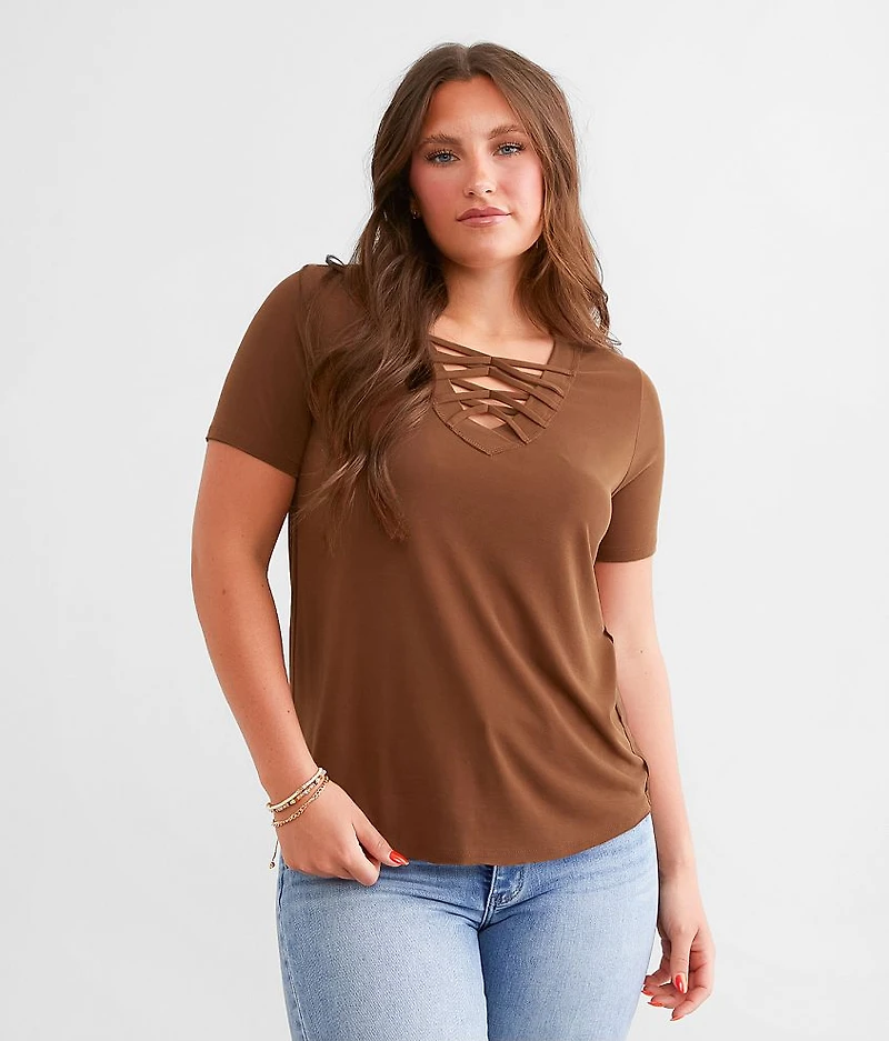 Lace-Up Top