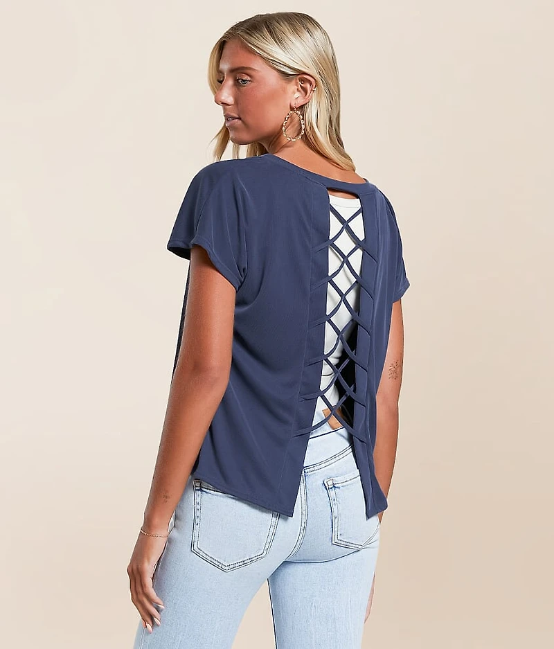 Ribbed Dolman Top