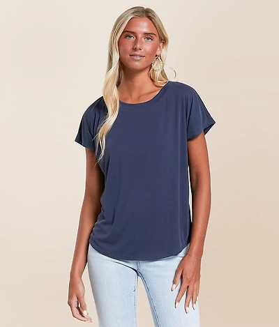 Ribbed Dolman Top