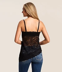 Asymmetrical Lace Tank Top