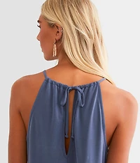 High Neck Maxi Dress