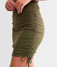 Cinch Tie Mini Dress