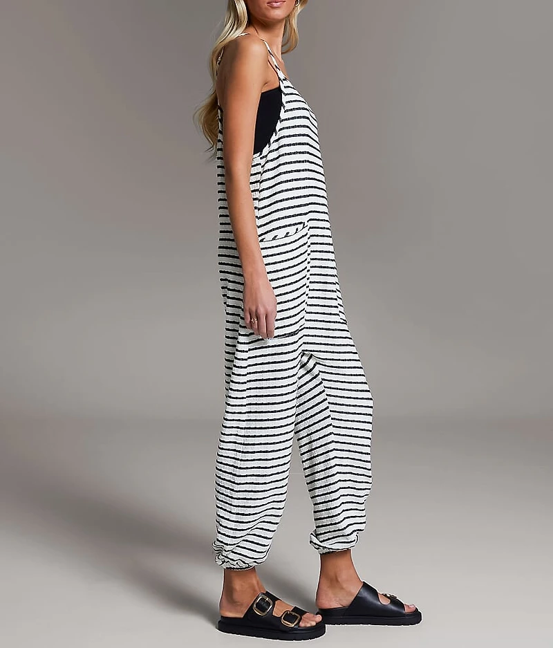 Striped Jumpsuit