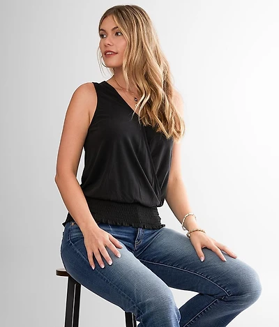 Surplice Tank Top