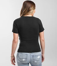 Surplice Wrap Top
