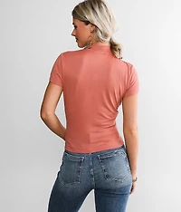 Mock Neck Top