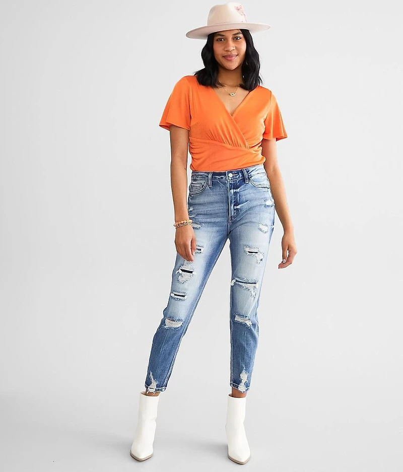 Sheen Surplice Bodysuit