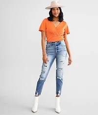 Sheen Surplice Bodysuit