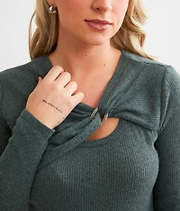 Brushed Knit Top