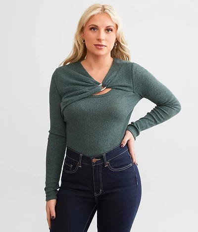 Brushed Knit Top