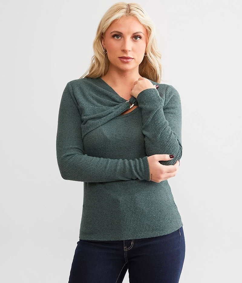 Brushed Knit Top