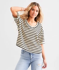 Striped Knit Top