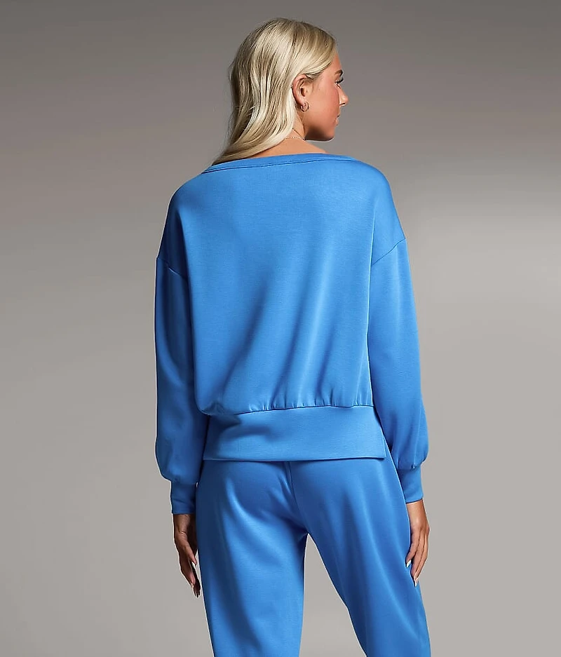 Cut-Out Sleeve Pullover