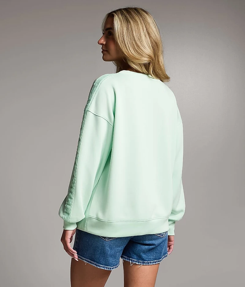Lace Trim Pullover