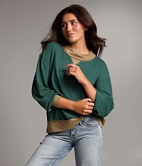 Mock Neck Pullover