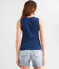 Textured Contour Tank Top