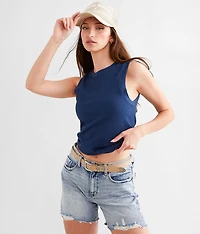 Textured Contour Tank Top
