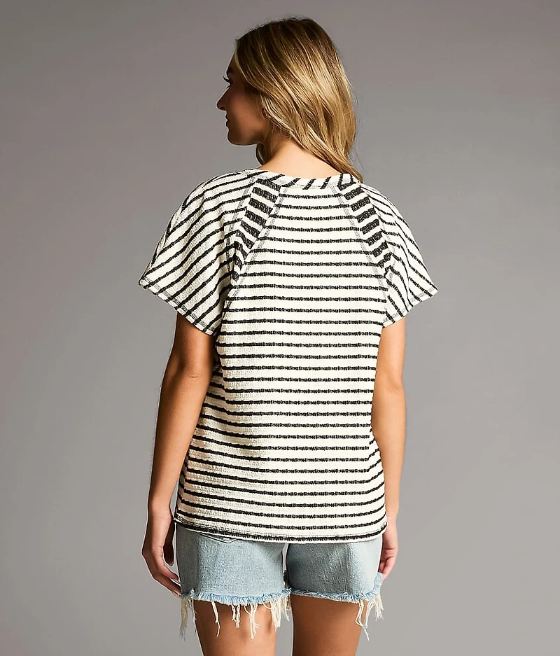Contrast Striped Top