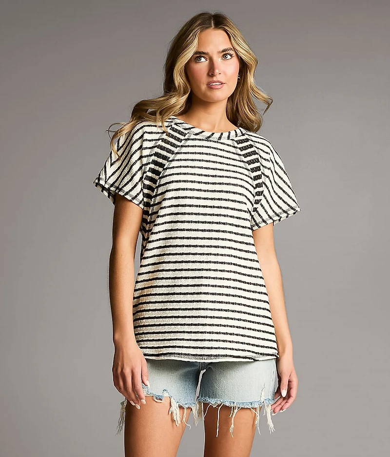 Contrast Striped Top