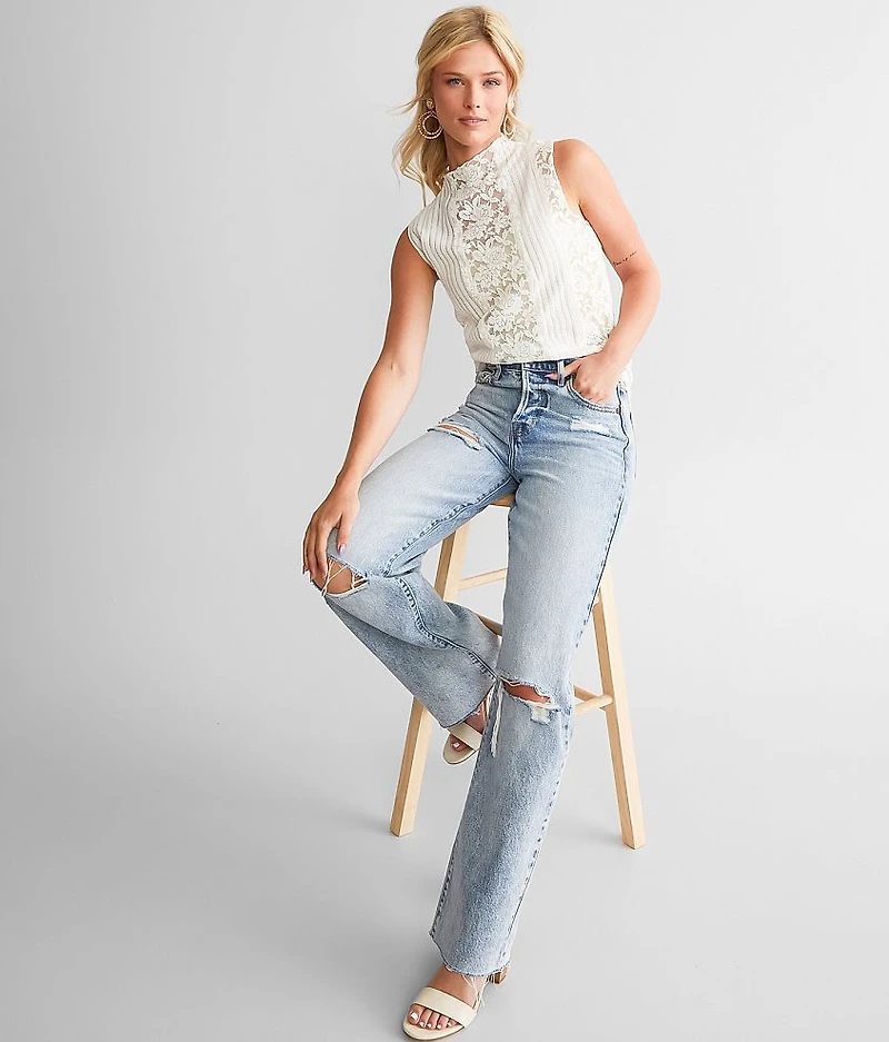 Pieced Lace Tank Top