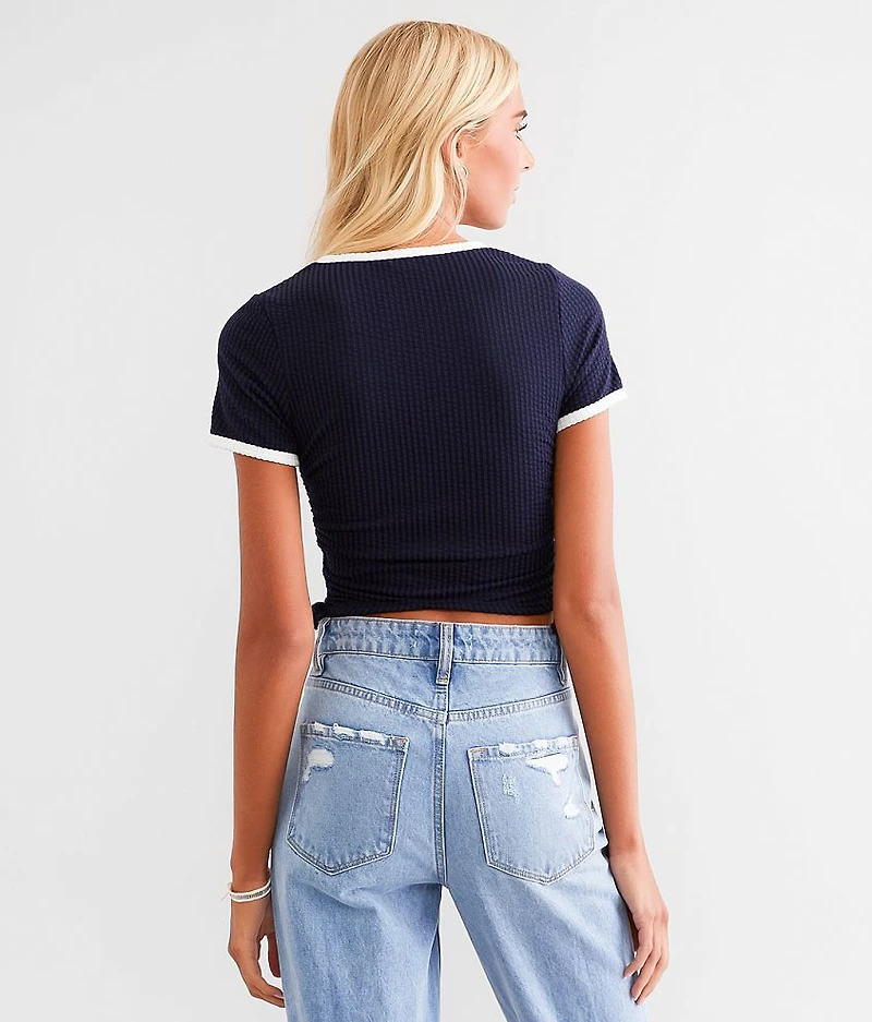 Hanky Ribbed Top