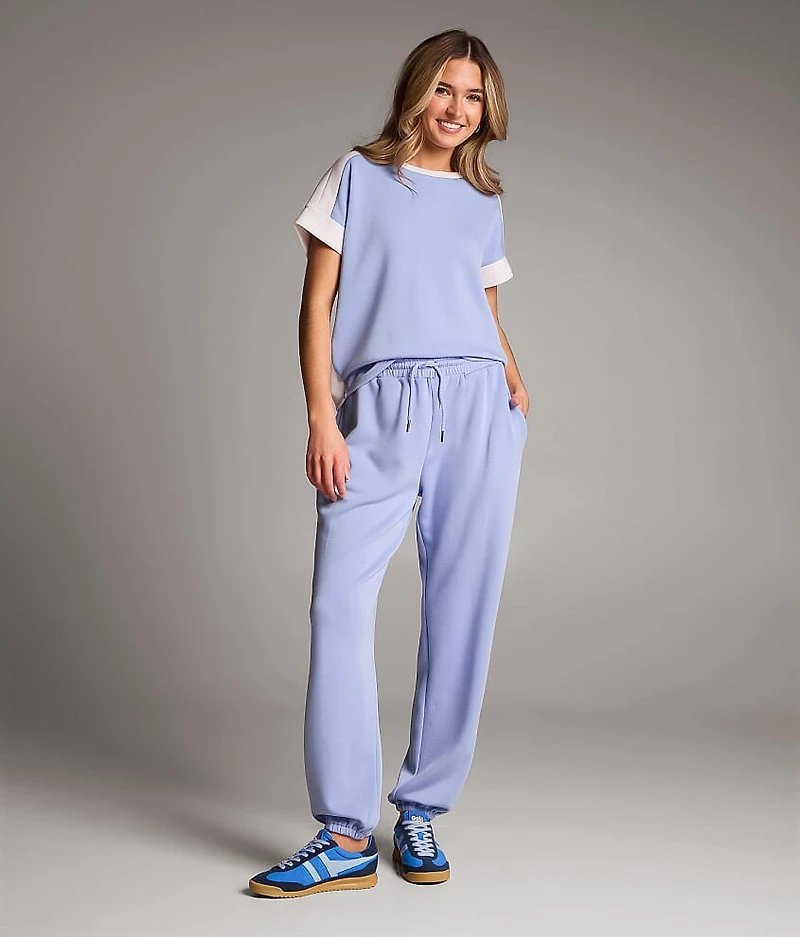 Color Block Dolman Pullover