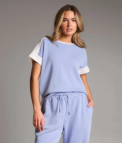 Color Block Dolman Pullover