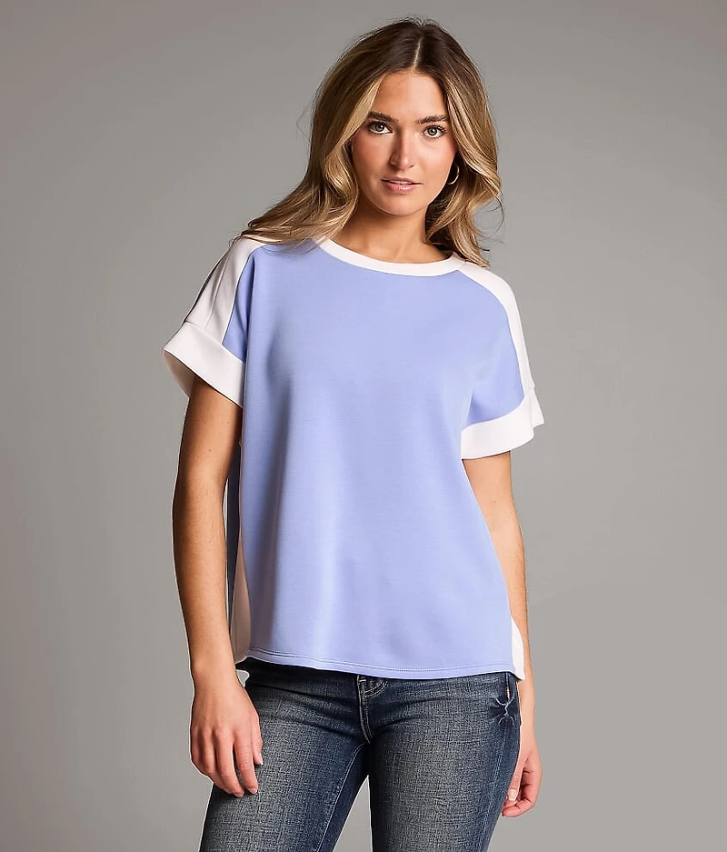 Color Block Dolman Pullover