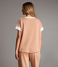 Color Block Dolman Pullover