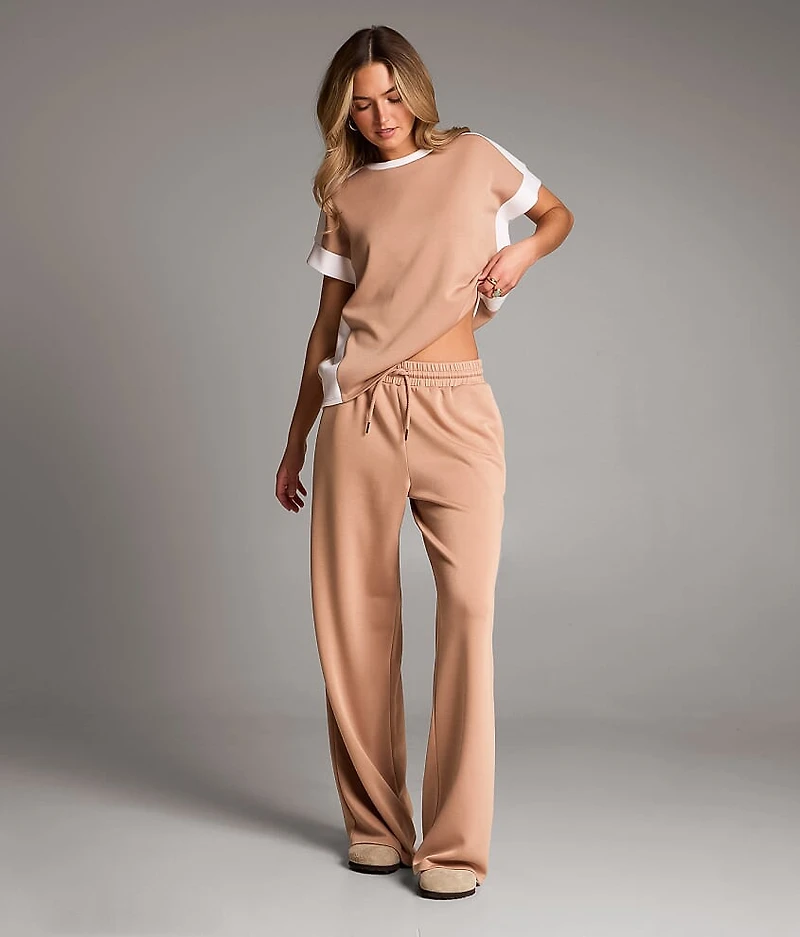 Color Block Dolman Pullover