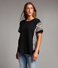 Pieced Cheetah Top