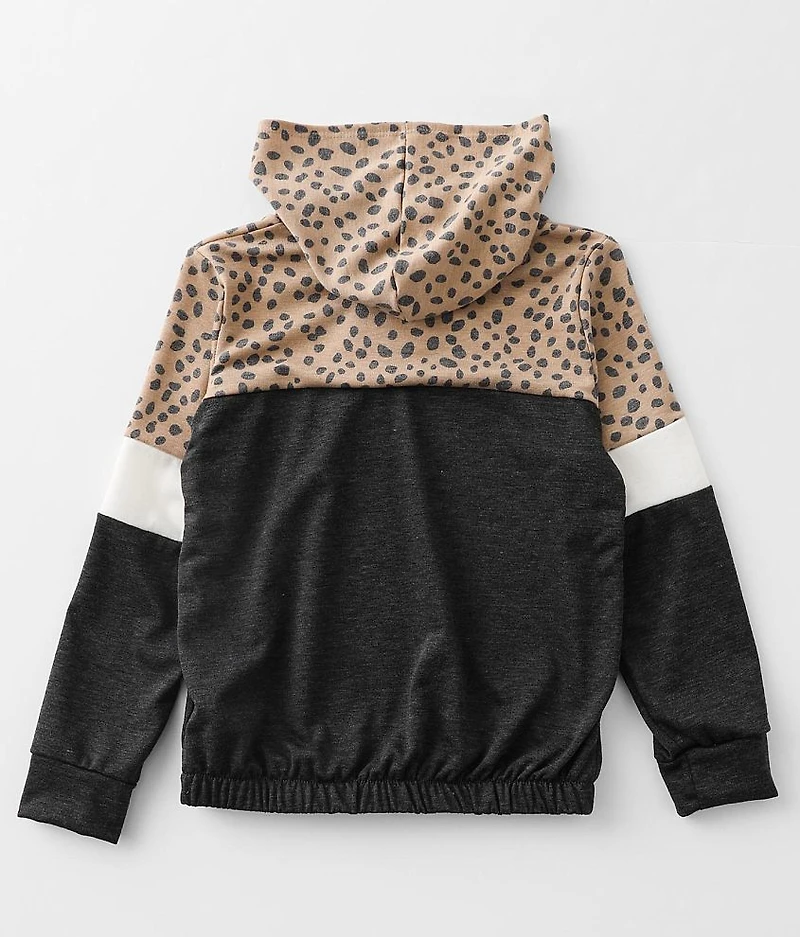 Girls - Color Block Hoodie